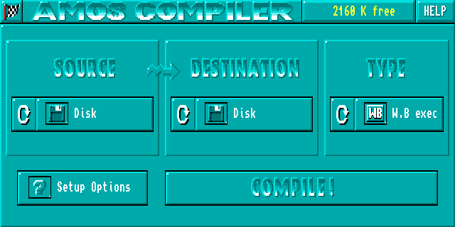 AMOS Pro Compiler Shell